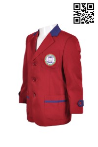 SU192 design kids school uniform blazers 